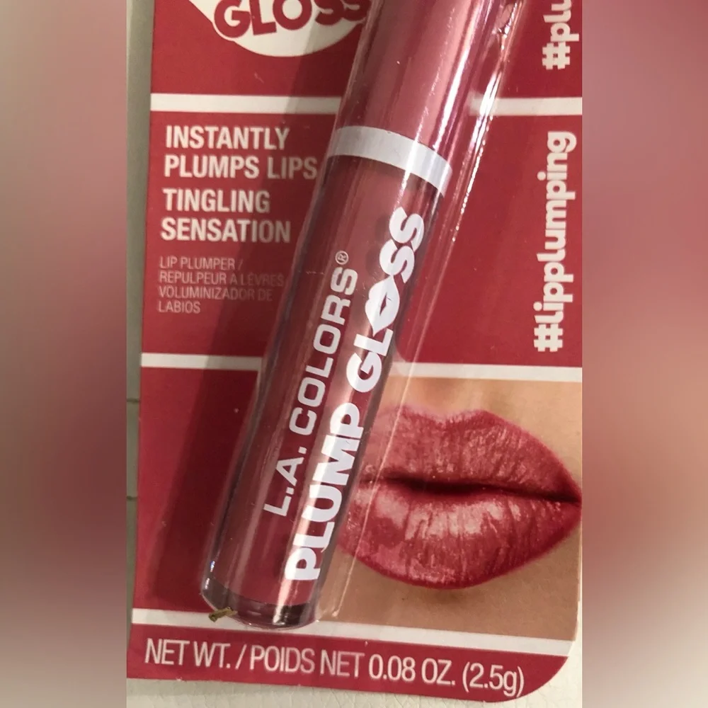 2pack shades of reds pinks & mauve lip plumping glossy moisturizing lipgloss‎